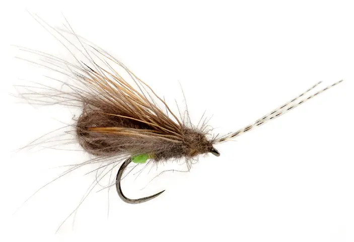 Fulling Mill Trockenfliege - McPhail Bubble Wing Caddis Grannom Barbless-
