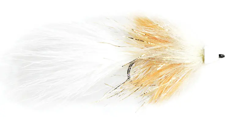 Fulling Mill Streamer - Complex Twist Bugger white-