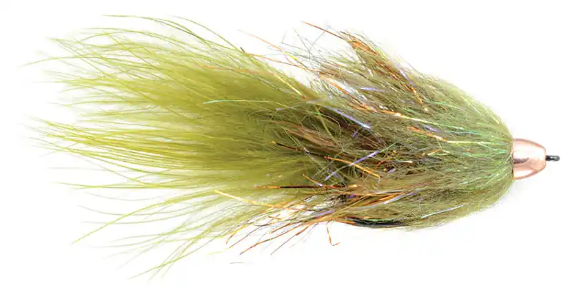 Fulling Mill Streamer - Complex Twist Bugger olive-