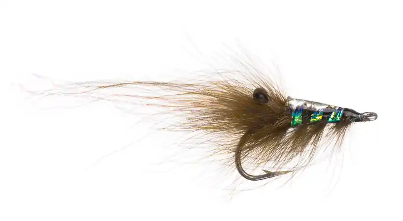 Meerforellenfliege Runars CDC Reke olive-