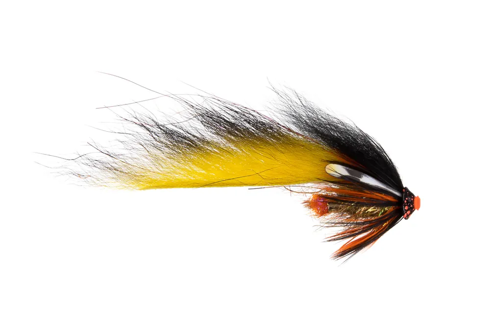 Future Fly FF Zonker Flies Tubenfliege 05 black yellow-
