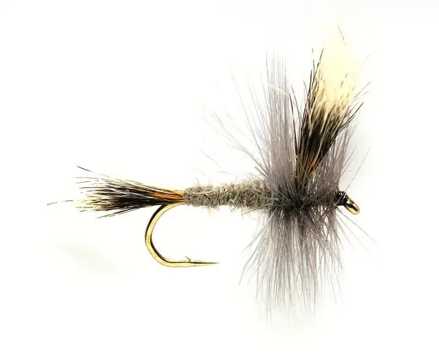 Fulling Mill Trockenfliege - Mayfly Gray Wulff-