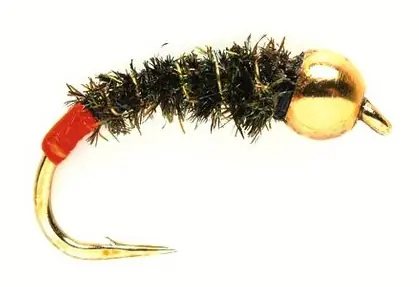 Fulling Mill Nymphe - Golden Nugget Stick Orange-