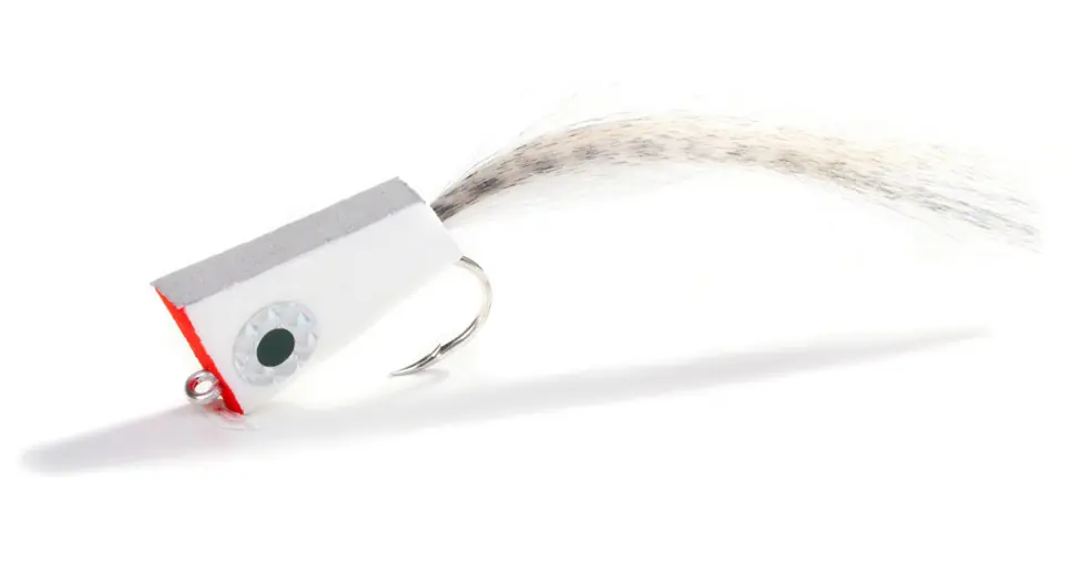 Fishient H2O Streamer - NYAP Not your average popper white/tan-