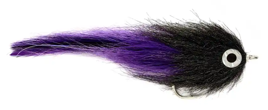 Fulling Mill Salzwasserfliege - Black & Purple Brushy-