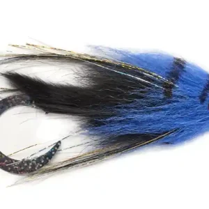 Fulling Mill Hechtstreamer - Paolo's Wiggle Tail Bunny Black Blue-