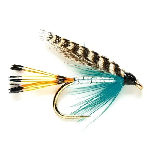 Fulling Mill Nassfliege - Teal Blue & Silver-