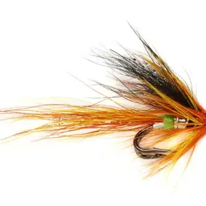 Fulling Mill Lachsfliege - Green Butt Cascade Micro Double-