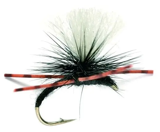 Fulling Mill Trockenfliege - Kicking Klinkhammer Black-