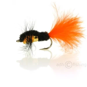 Fulling Mill Nymphe - Golden Nugget Montana Marabou Orange-