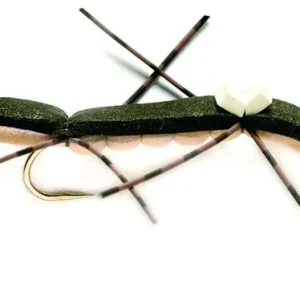 Fulling Mill Trockenfliege - Chernobyl Ant schwarz/tan-