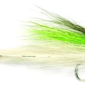 Fulling Mill Streamer - Deceiver chartreuse/white-