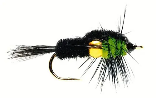 Fulling Mill Nymphe - Golden Nugget Montana Green-