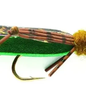 Fulling Mill Trockenfliege - Foam Hopper Grashüpfer Olive-