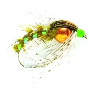 Fulling Mill Nymphe - CJ's Holy Grail Hares Ear olive-