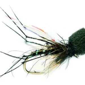 Fulling Mill Trockenfliege - Hopper Popper Grashüpfer schwarz-