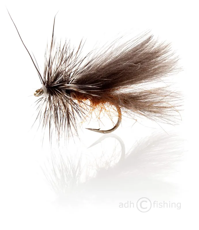 Fulling Mill Trockenfliege - High Rider CDC Sedge Brown-