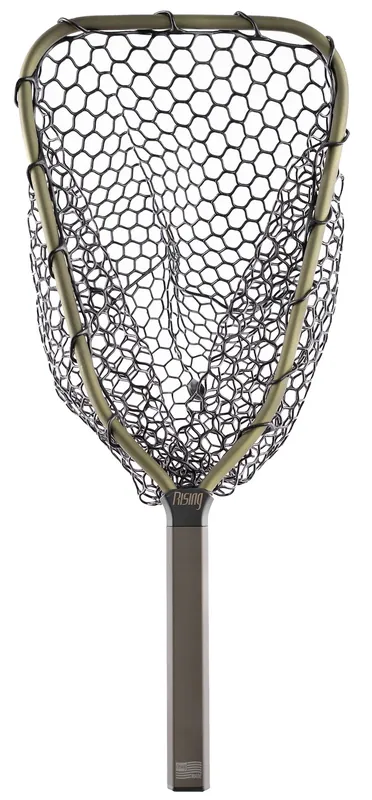 Rising Brookie Landing Net 25cm Handle moss black-