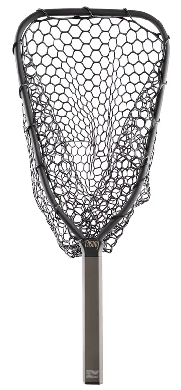 Rising Brookie Landing Net 25cm Handle stealth black-