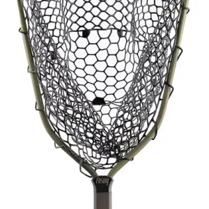 Rising Lunker Landing Net 25cm Handle moss black-