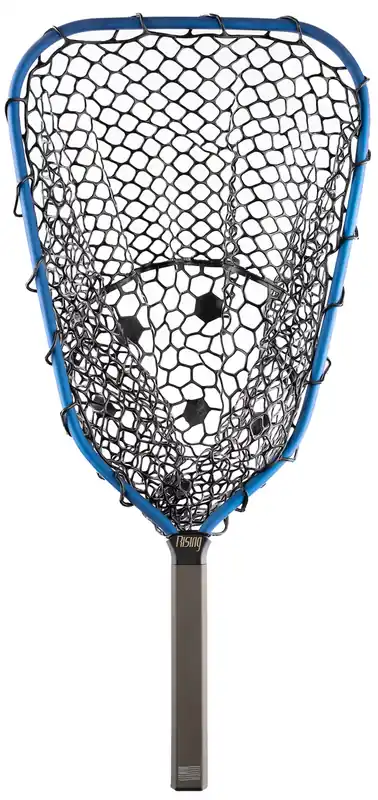 Rising Lunker Landing Net 25cm Handle cobalt black-