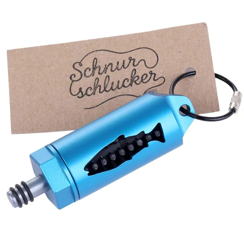 Schnurschlucker blau-