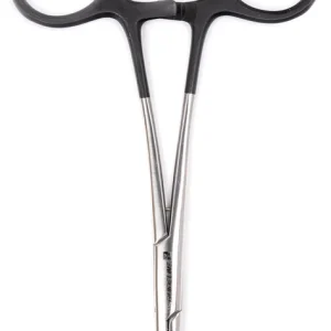 Guideline Forceps Curved 6" Zange Black Silver-