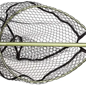 Traper Foldet Landing Net Silicone Coated Klappkescher 1,25m Länge mit Schonnetz-