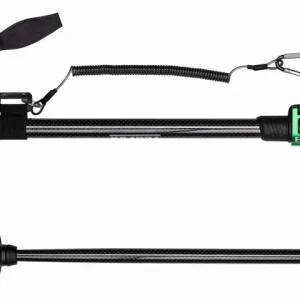 Traper Wading Stick Carbon Watstock 135 cm mit Tasche und Sicherungsleine-