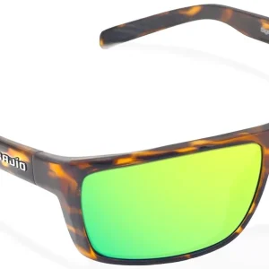 Bajio Polarisationsbrille Sigs - Brown Tortoise Gloss (Green Mirror PC)-