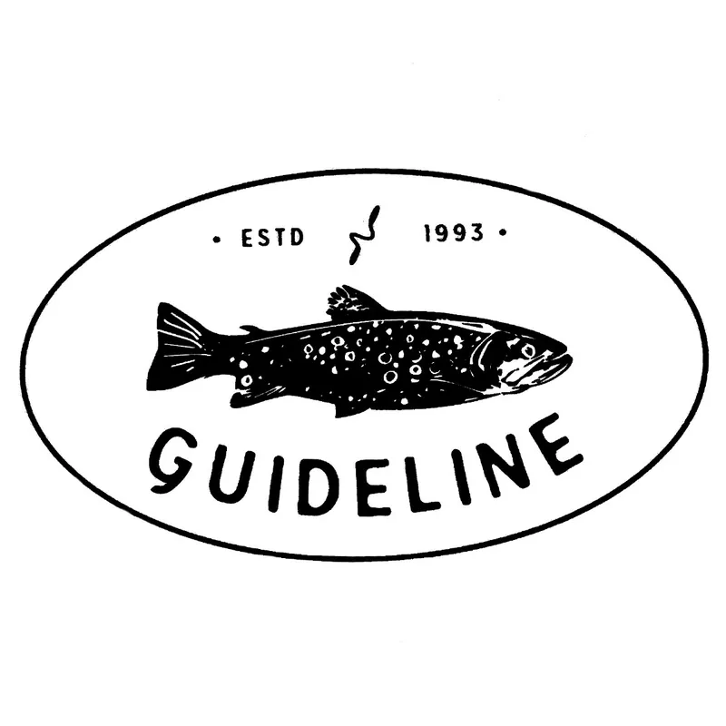Guideline Sticker The Trout Black-