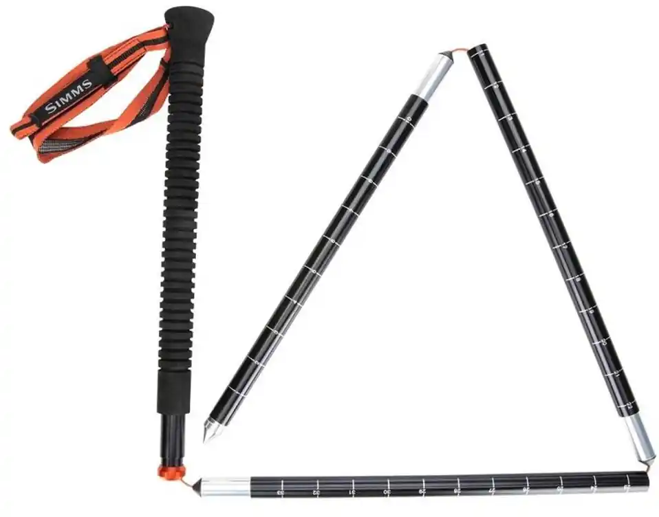 Simms Wading Staff Aluminium Watstock Black-