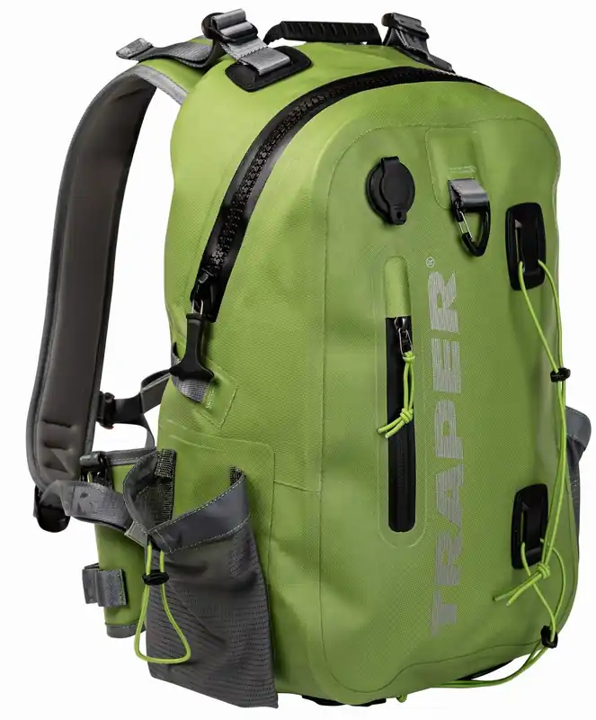 Traper Extreme Backpack wasserdichter Rucksack mit YKK Zip 33L Green-