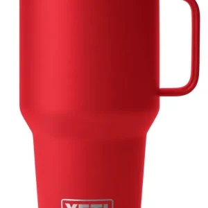 Yeti Rambler 30 oz (887 ml) Travel Mug rescue red-