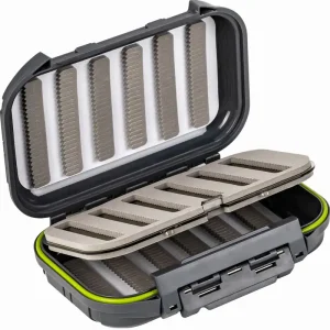 Traper Quadro Side Dryfly Box Waterproof 170 x 110 x 45mm Fliegendose für Trockenfliegen-