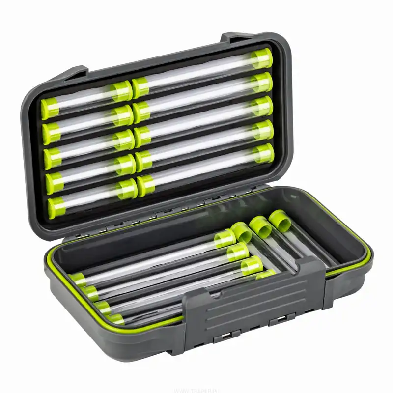 Traper Waterproof Tube Fly Box 196 x 106 x 42 mm für Tubenfliegen von 6 cm bis 12 cm-