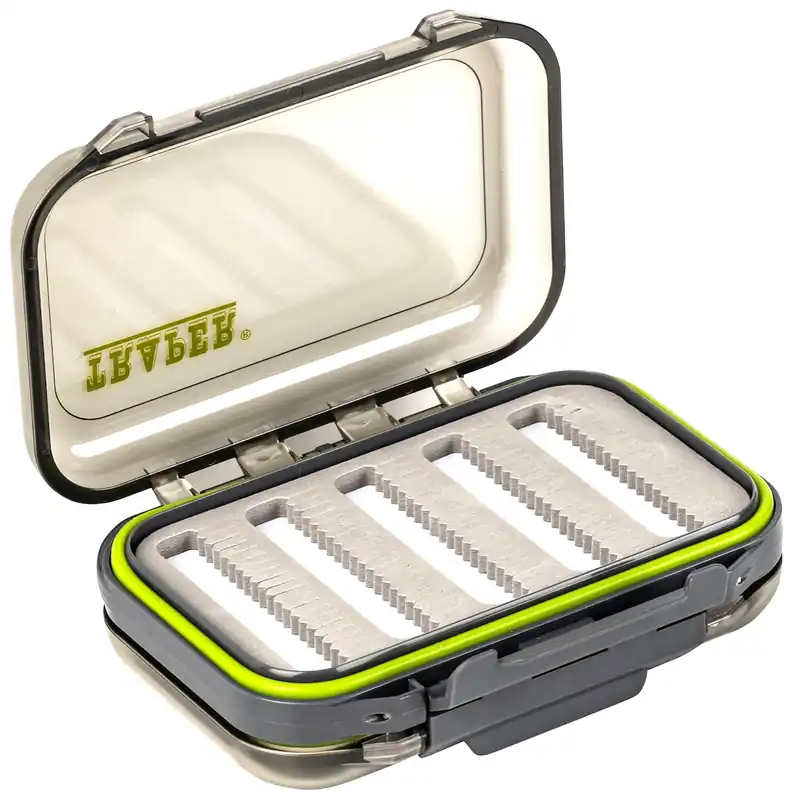 Traper Dryfly Box Double Side Waterproof 106 x76 x 34mm Fliegendose für Trockenfliegen-