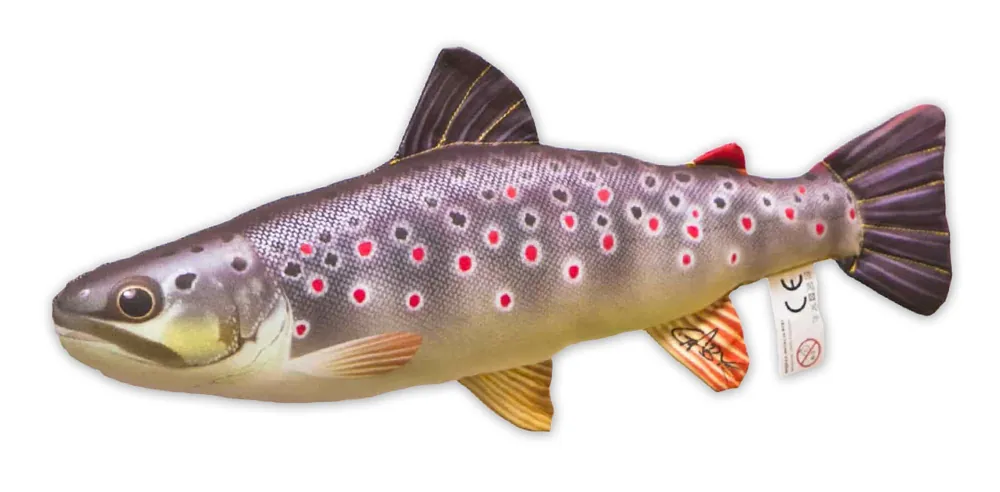 Fischkissen Kuscheltier Bachforelle 35cm-