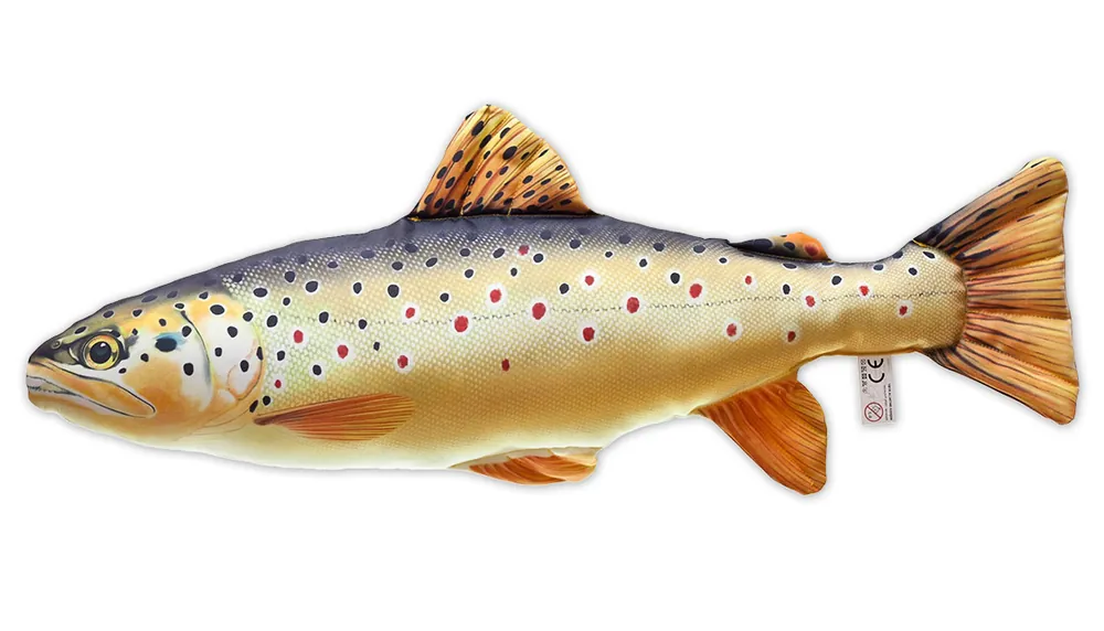Fischkissen Kuscheltier Bachforelle 62cm-
