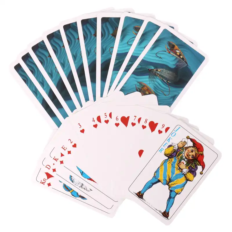 Playing Cards Classic Salmon Flies by Mikael Jenei Kartenspiel-