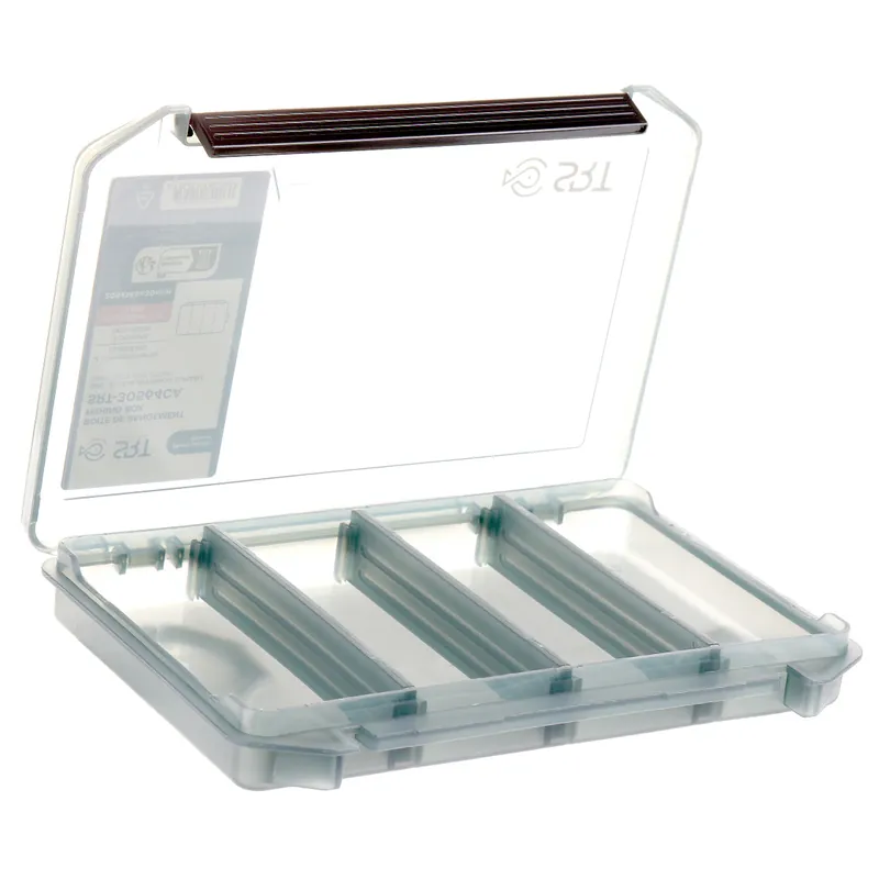 Fliegenbox, Kunstköderbox und Kleinteilebox 4 Fächer, 3 Einteiler 20,5 x 14,5 x 3,0 cm-