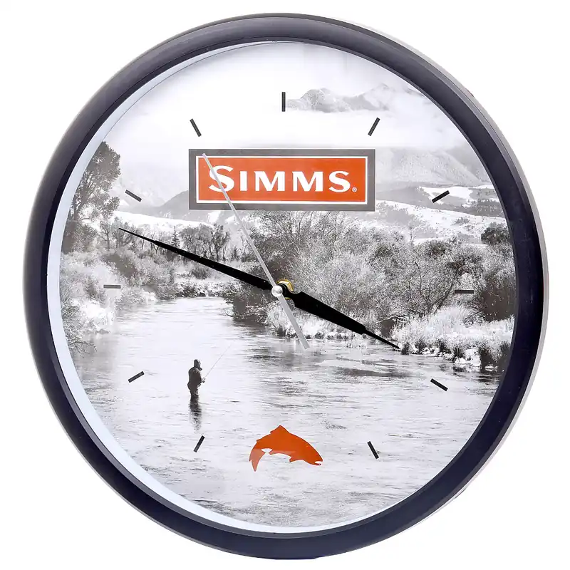 Simms Trout Wall Clock Wanduhr-