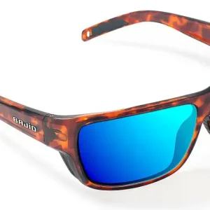 Bajio Polarisationsbrille Rigolets - Brown Tort Gloss (Blue Mirror Glass)-
