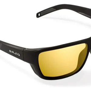 Bajio Polarisationsbrille Rigolets - Black Matte (Yellow Glass)-
