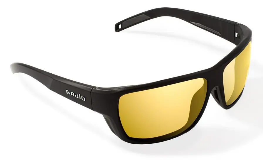 Bajio Polarisationsbrille Rigolets - Black Matte (Yellow Glass)-