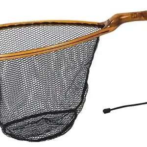 Traper Net Montana Comfort Silicon Coated Net Edelholz Kescher mit Schonnetz-                                                                                                                                                                                                                        S