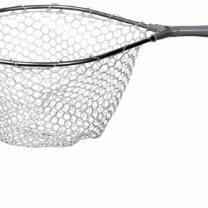 Traper Trout Landing Net Silicone Kescher mit Silicone Netz-