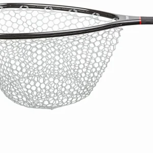 Traper Trout Carbon Landing Net Silicone Kescher mit Silicone Netz-