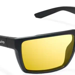Bajio Polarisationsbrille Stiltsville - Black Matte Yellow Glass-