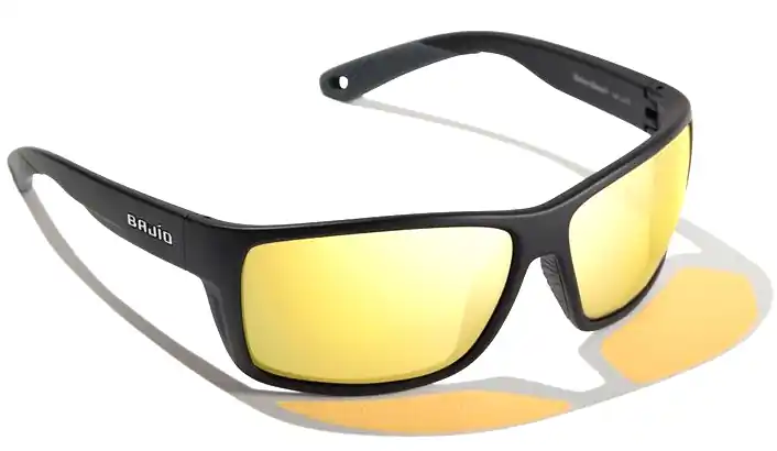 Bajio Polarisationsbrille Bales Beach - Black Matte (Yellow Glass)-